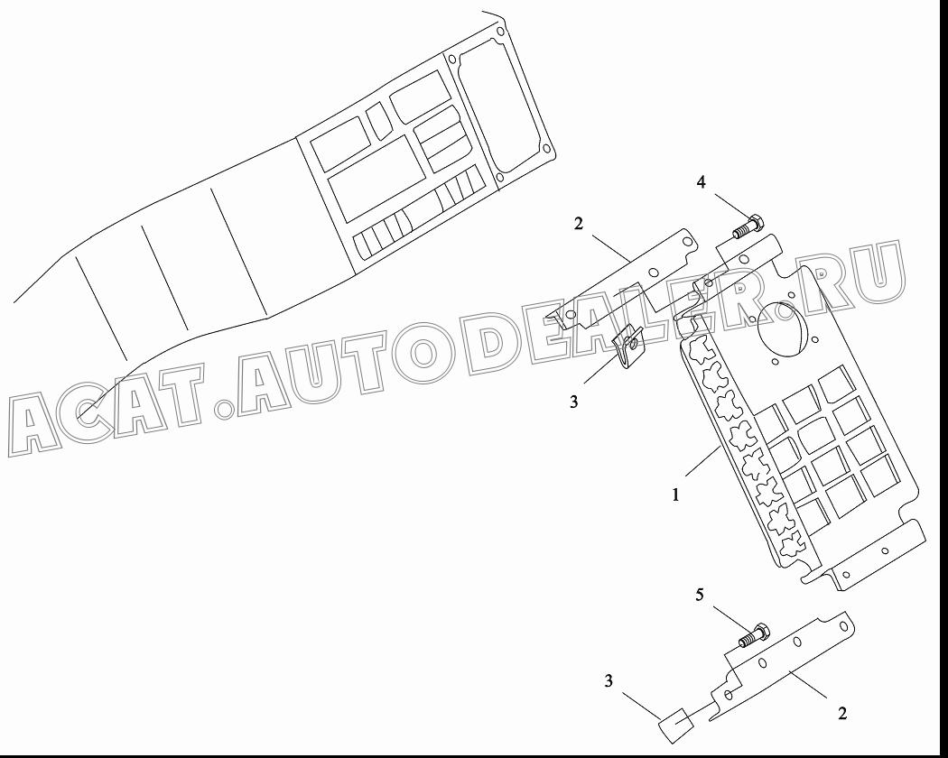 Панель 81.25441.0609 для Shaanxi SX3255NR384 (6x4), SX3315DR326, SX3315DV326 (8x4)