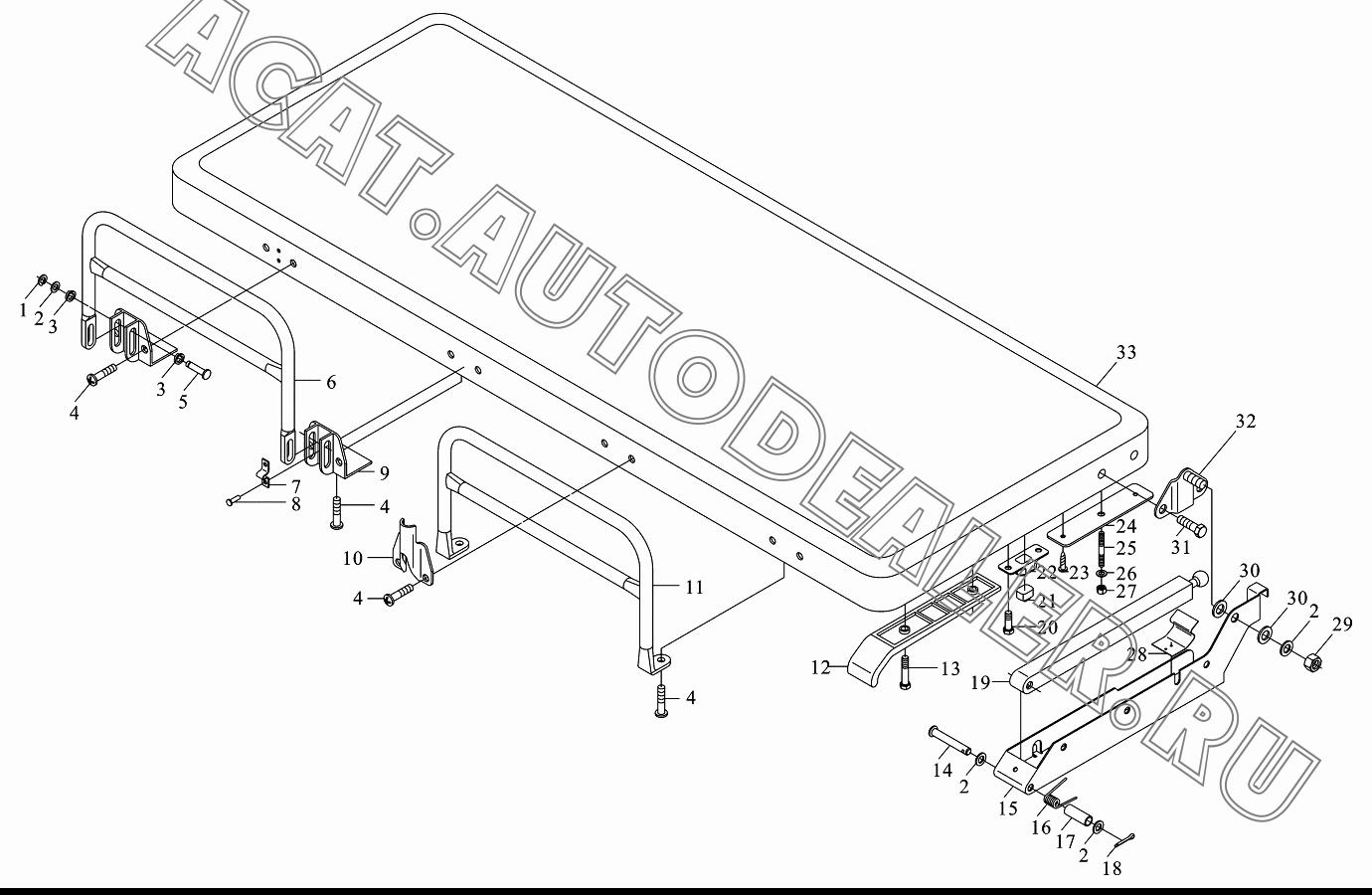 Защитная ручка 81.62150.6015 для Shaanxi SX3255NR384 (6x4), SX3315DR326, SX3315DV326 (8x4)