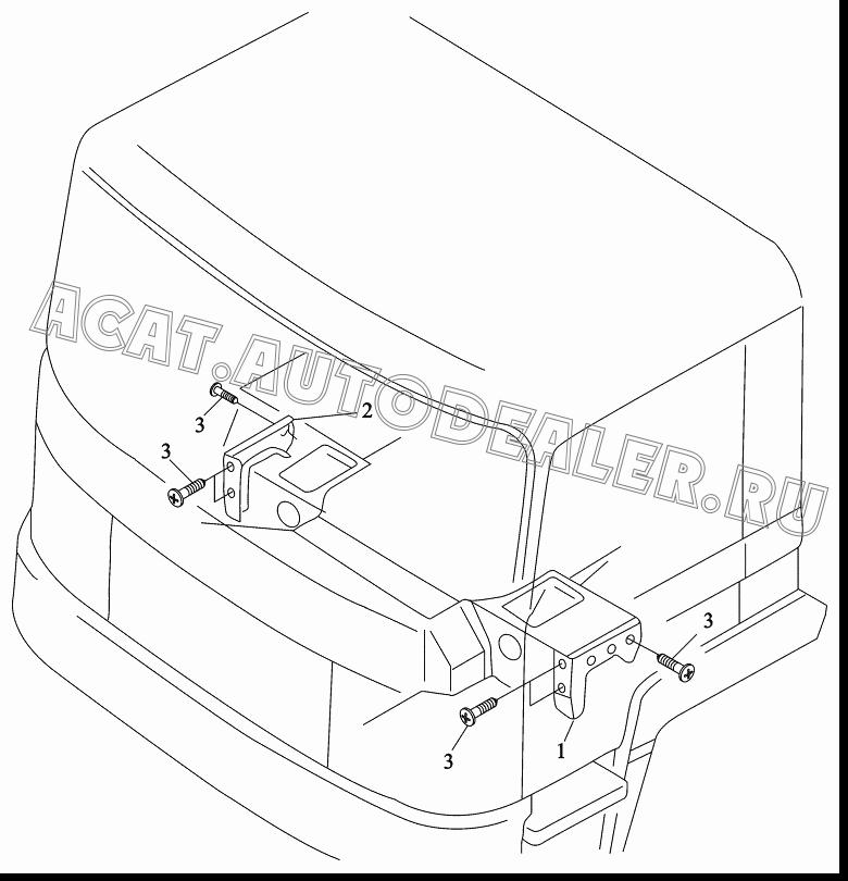 Крышка правая 81.62230.0040 для Shaanxi SX3255NR384 (6x4), SX3315DR326, SX3315DV326 (8x4)