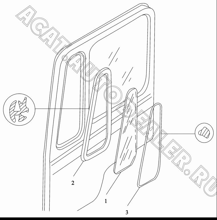 Форточка DZ1643350011 для Shaanxi SX3255NR384 (6x4), SX3315DR326, SX3315DV326 (8x4)