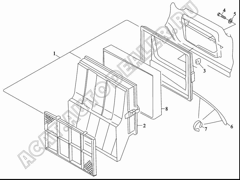 Фильтр 81.61910.0011 для Shaanxi SX3255NR384 (6x4), SX3315DR326, SX3315DV326 (8x4)