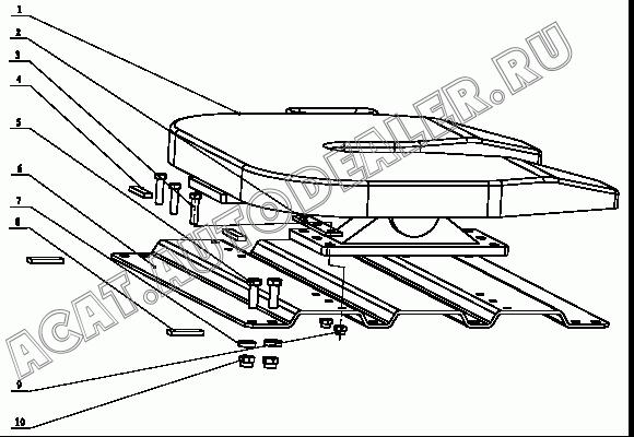 Седло 199100930217 для Shaanxi SX4185NT361, SX4185NV361, SX4255NT324, SX4255NV324