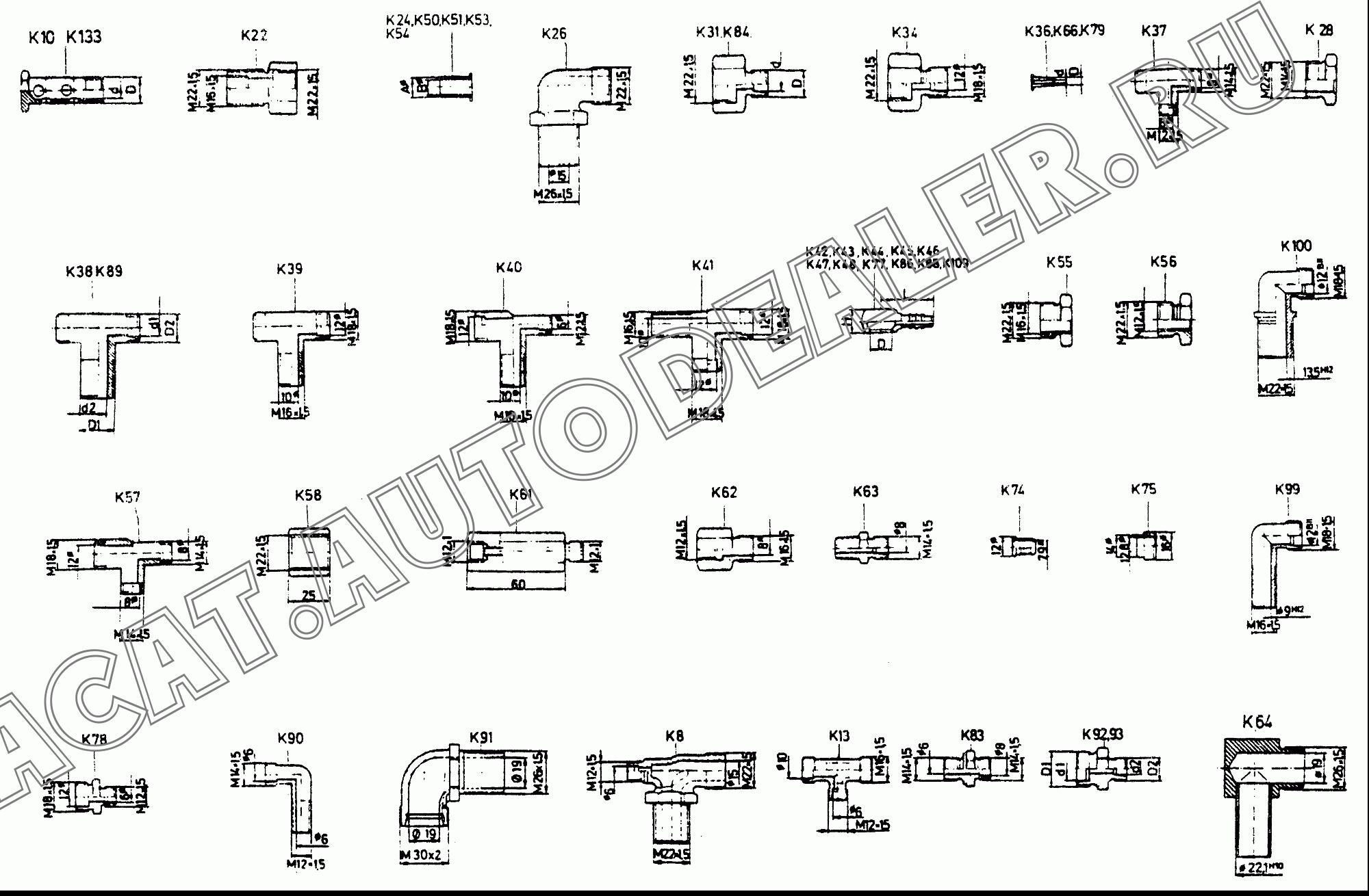 Тройник 90003559482 для Shaanxi SX4185NT361, SX4185NV361, SX4255NT324, SX4255NV324