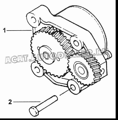 Масляный насос 1011Q01-010-A для Cummins 4В, 6В, 6С (EQB, EQC)