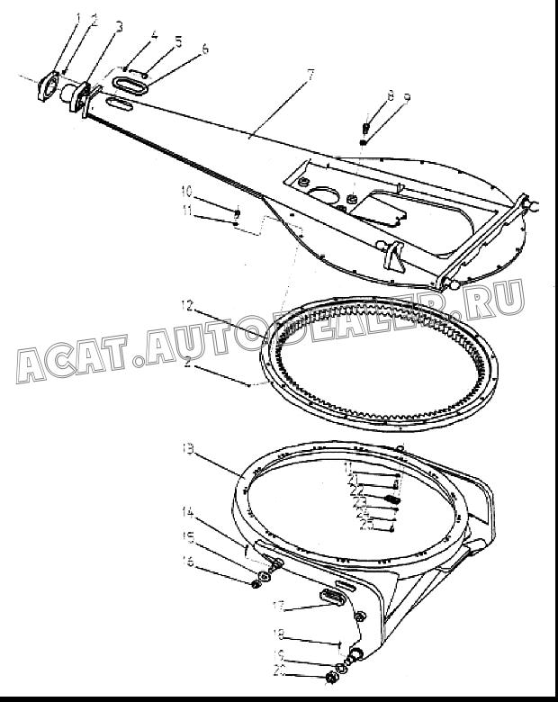 Соединительная крышка 001210033 для Mitsuber MG165R