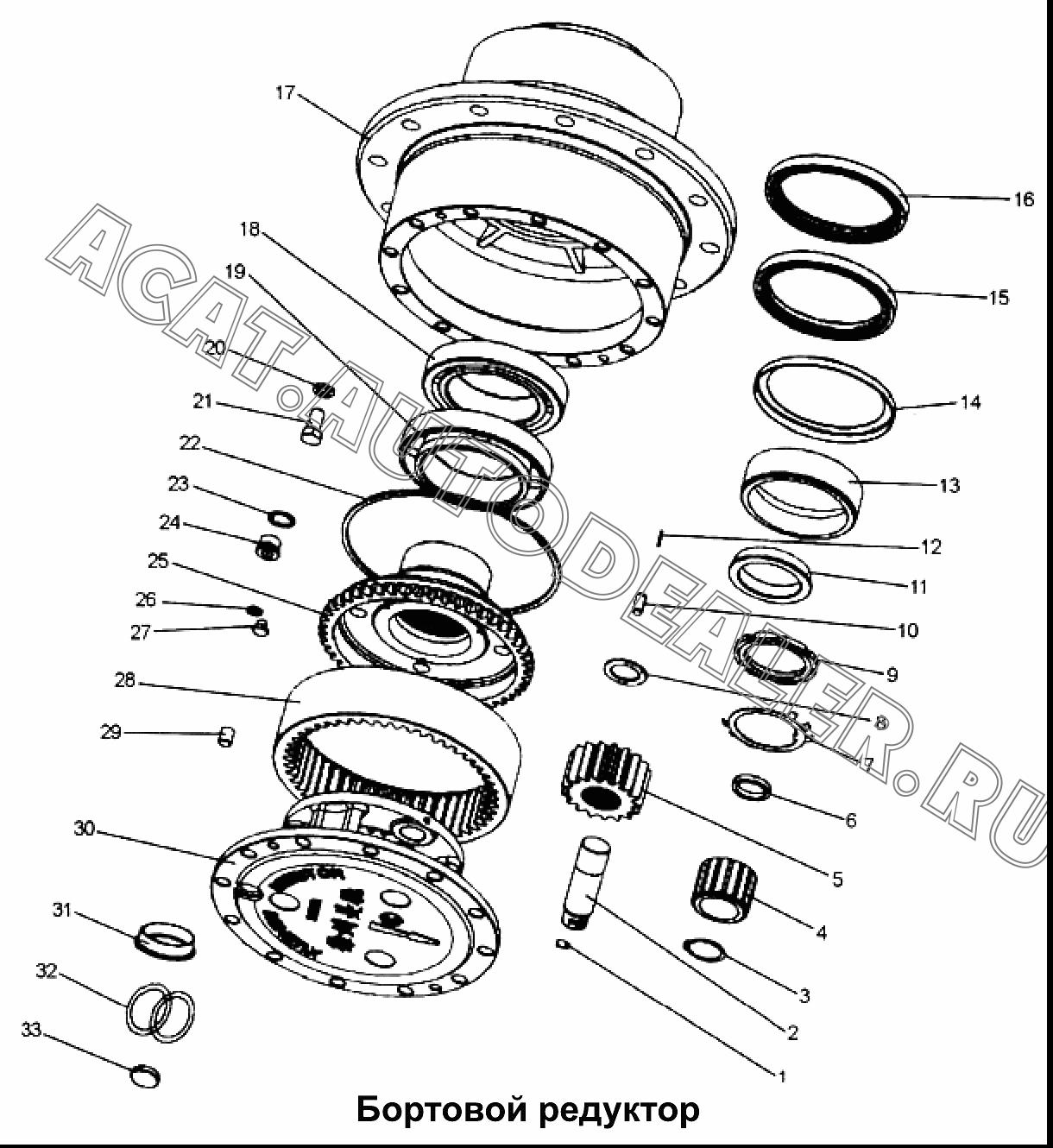 Sun Gear 83240203 для Mitsuber ML333N