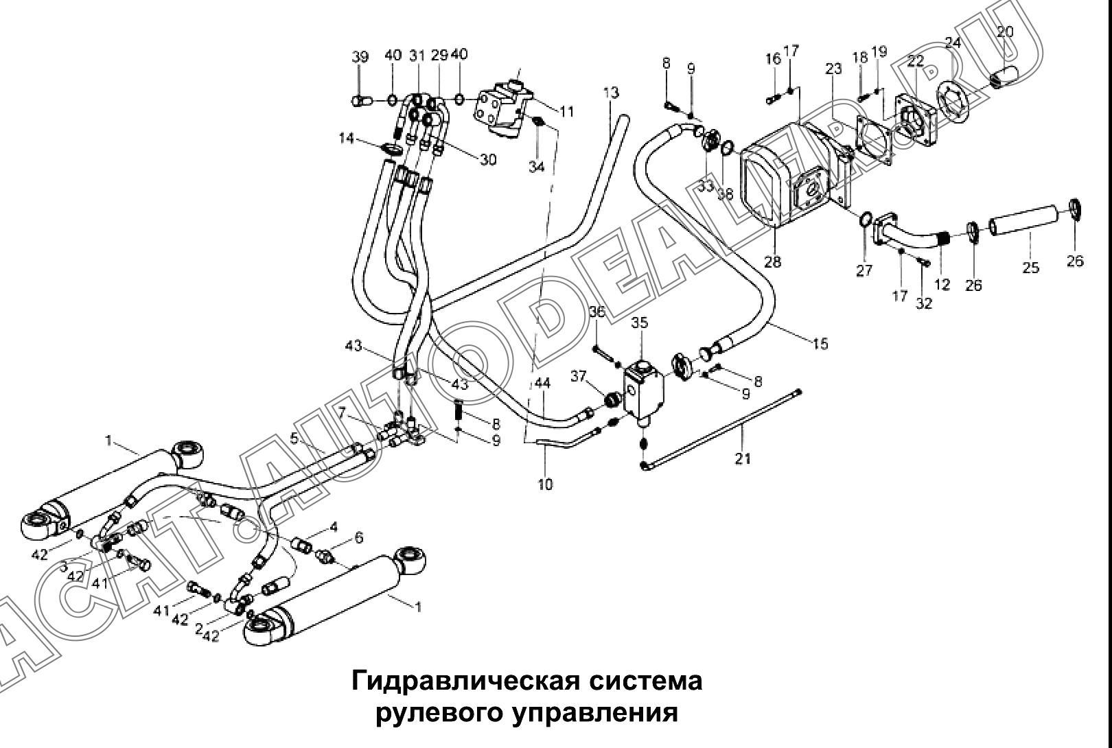 Steering Cylinder 9301344 для Mitsuber ML333N