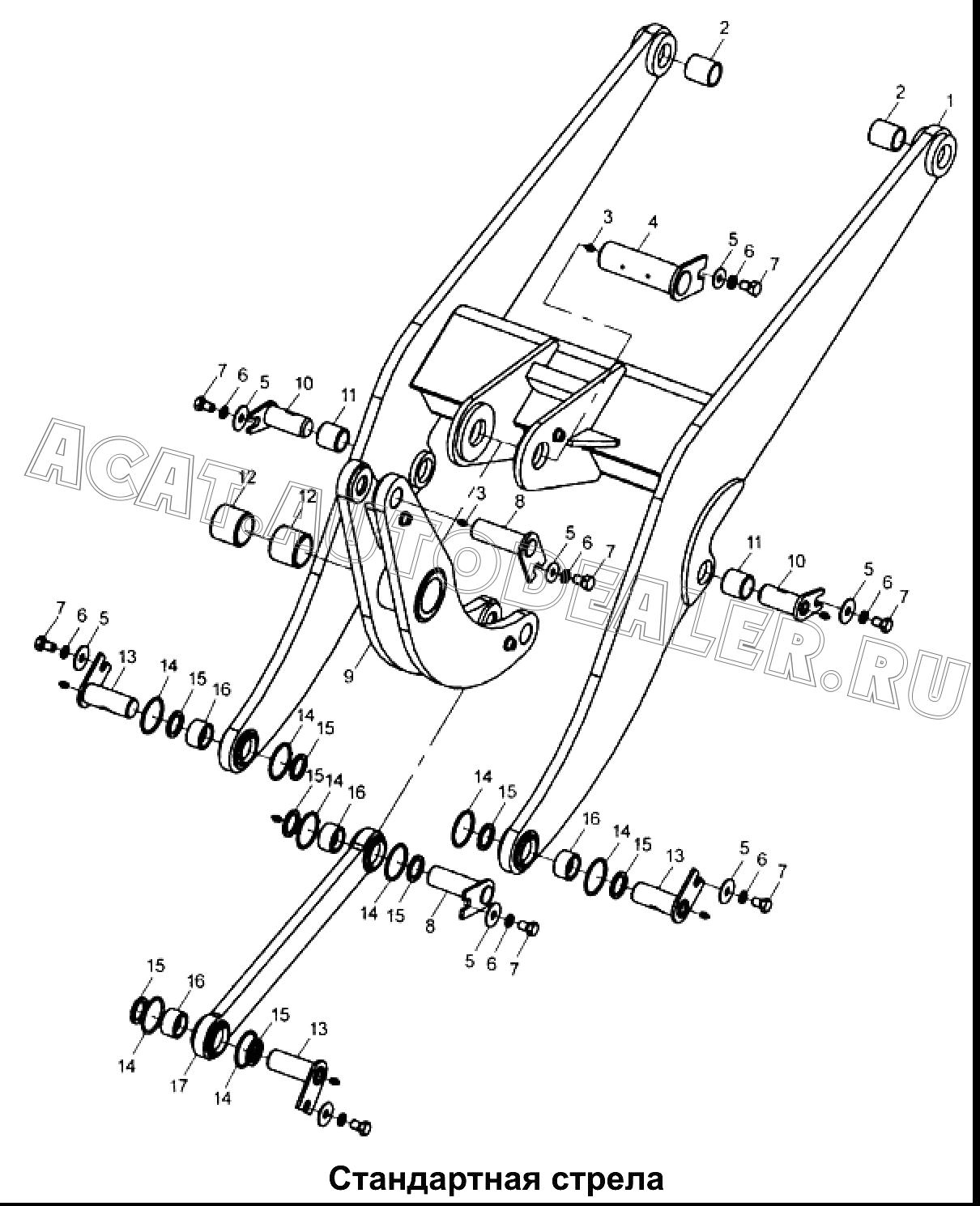 Lift Arm 9362537 для Mitsuber ML333N