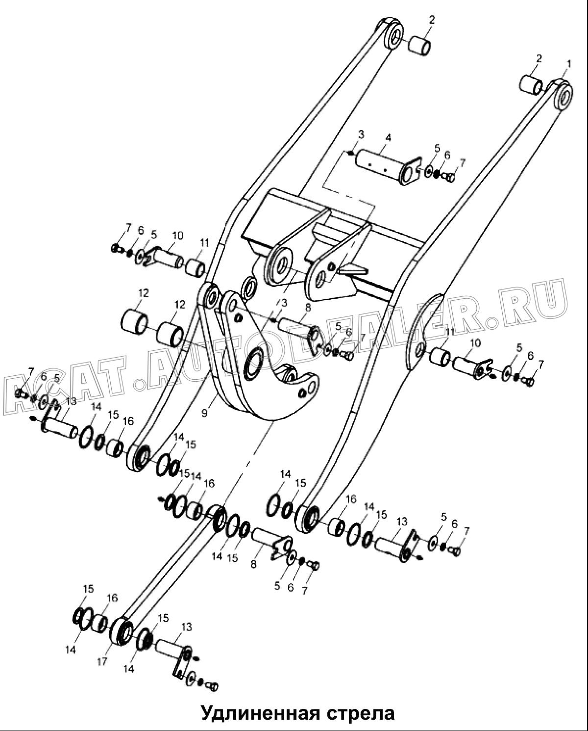 Lift Arm 9364808 для Mitsuber ML333N