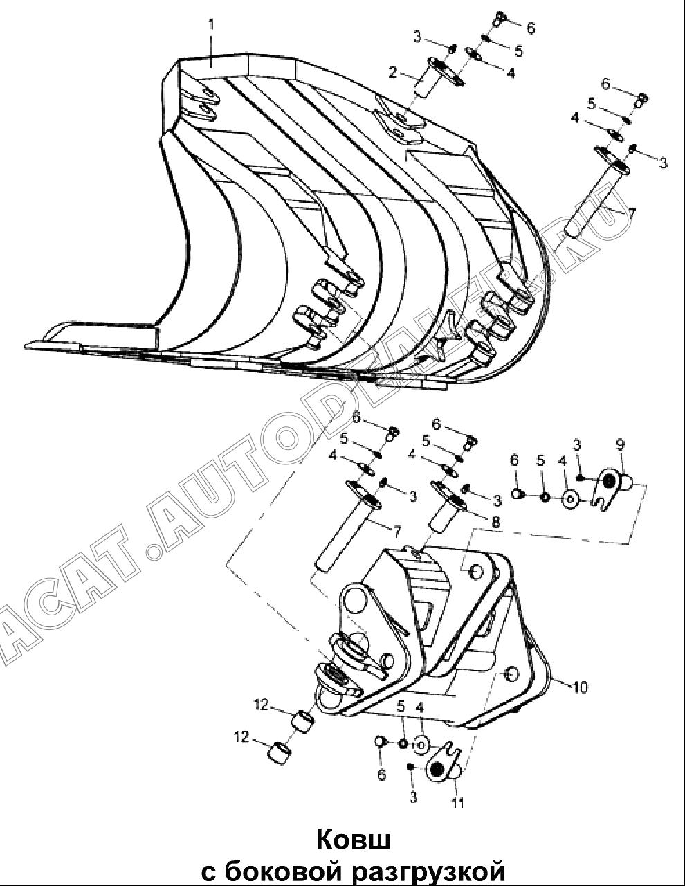 Bucket 9308230 для Mitsuber ML333N