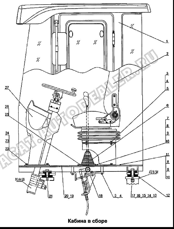 Seat XGZY01-III для Mitsuber ML541N