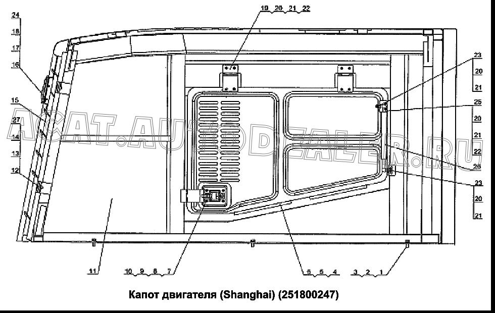 Door Seal Strip L=4100mm JT-03A для Mitsuber ML541N