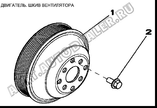 Шкив C01AE71 для Mitsuber MLE88S