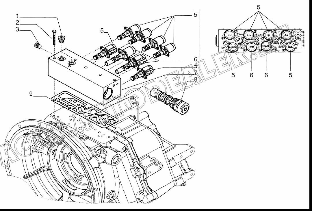 Зажим C77AH20 для Mitsuber MLE88S