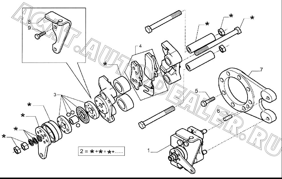 Кулачок тормоза C77AK67 для Mitsuber MLE88S