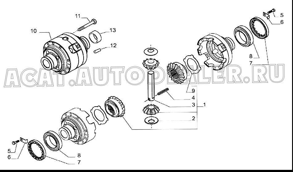 Корпус дифференциала C77AL01 для Mitsuber MLE88S