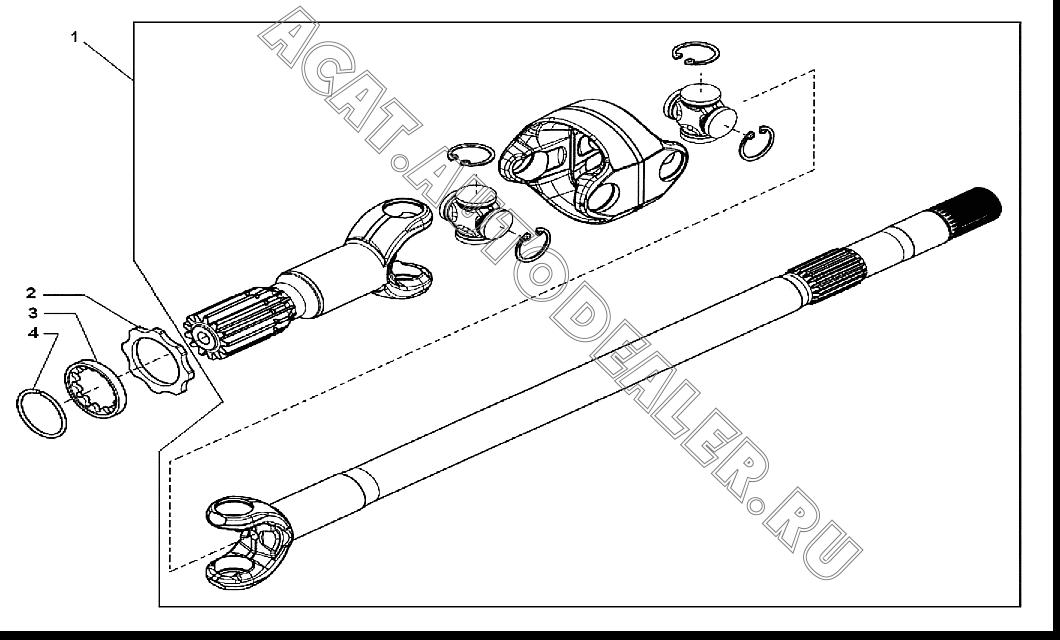 Двойной шарнир левый C77AL02 для Mitsuber MLE88S