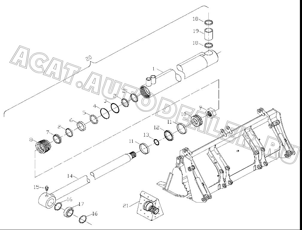 Поршень C03A44 для Mitsuber MLE88S