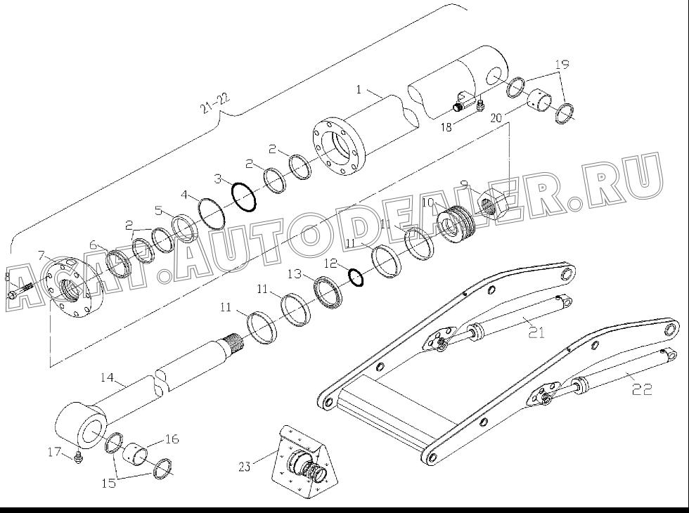 Пылезащитное уплотнение TK0008 для Mitsuber MLE88S