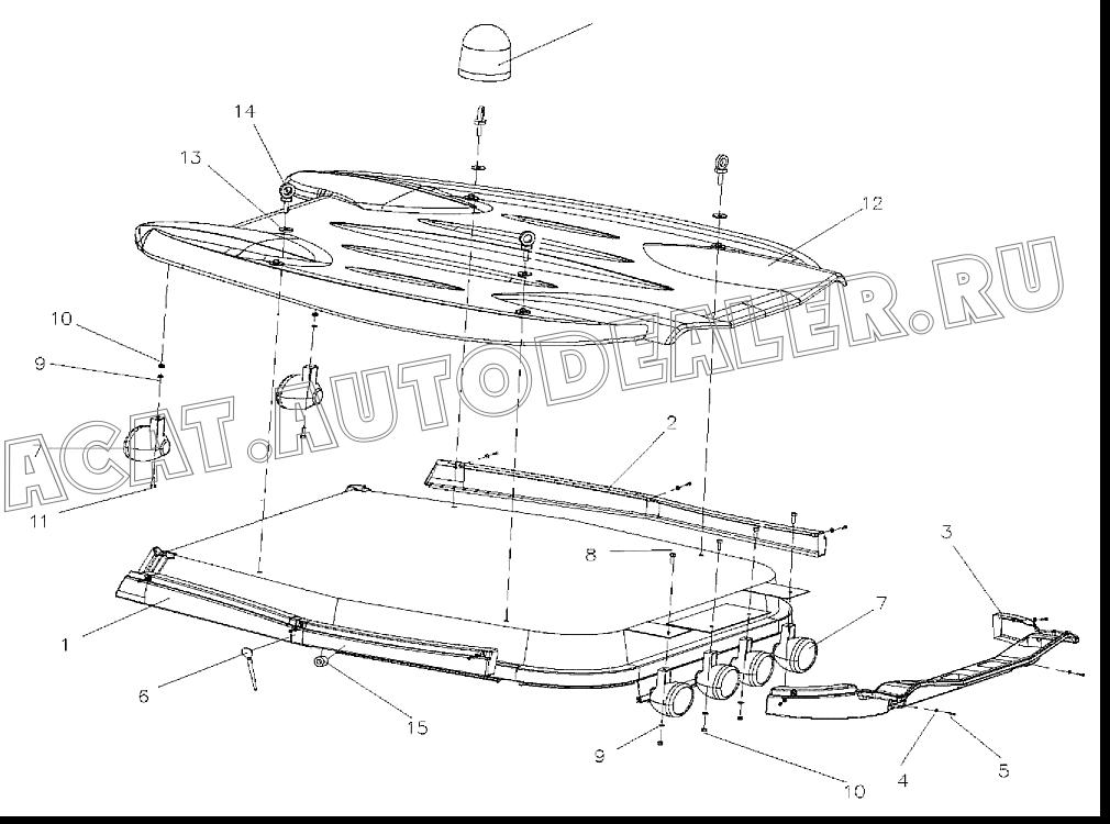 Верхняя часть крышки C70P22 для Mitsuber MLE88S