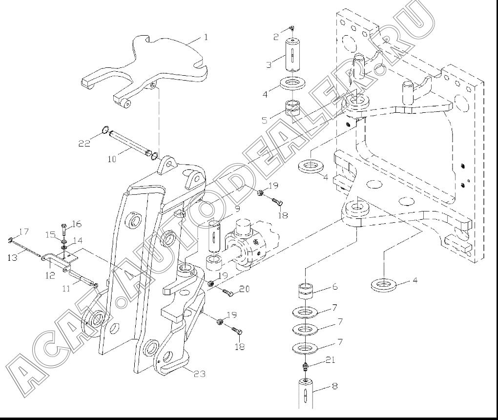 Палец C04B34 для Mitsuber MLE88S