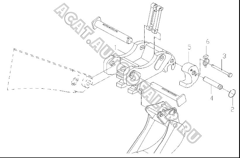 Крепление в сборе C81A61 для Mitsuber MLE88S