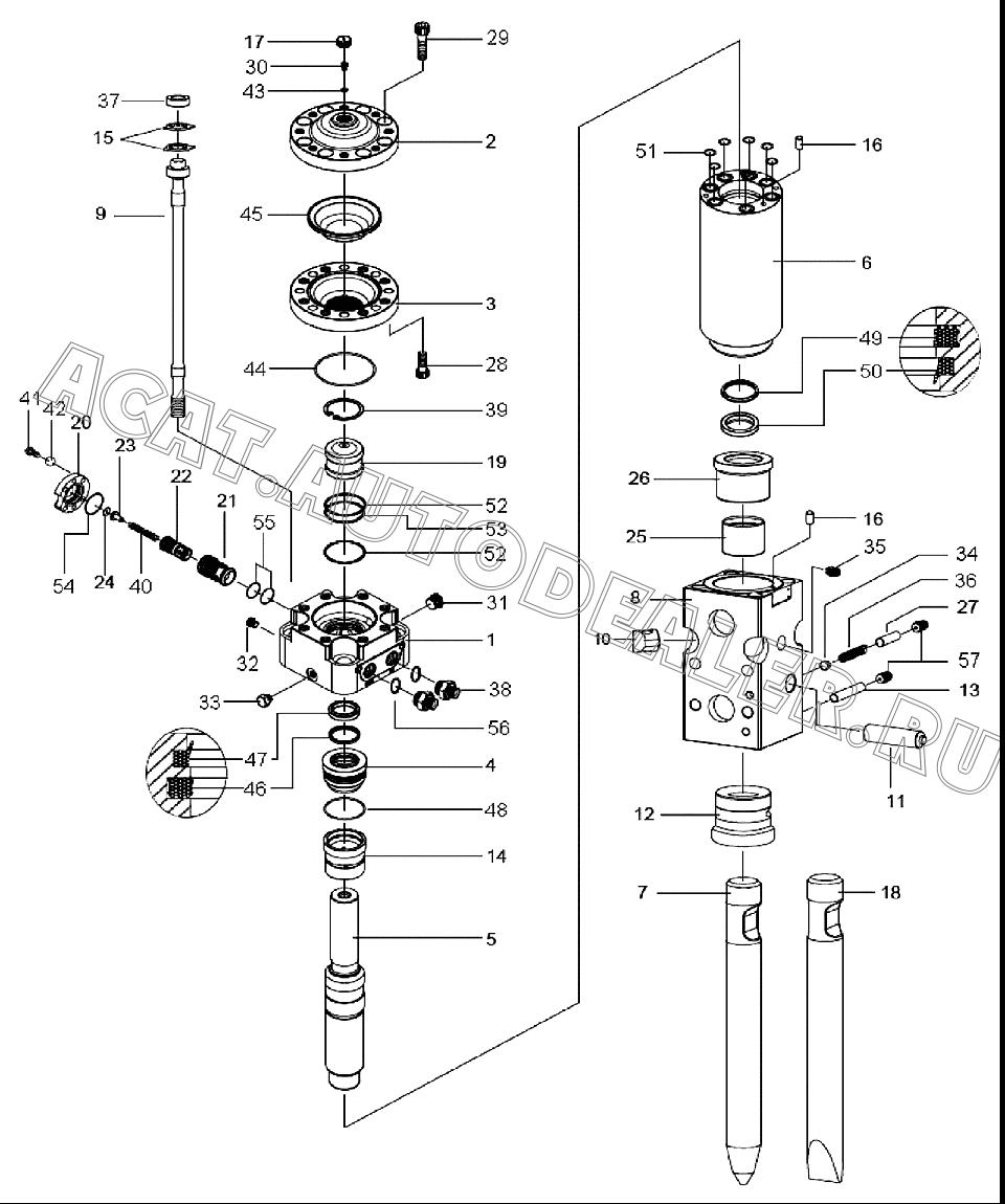 Упорное кольцо C06A73 для Mitsuber MLE88S