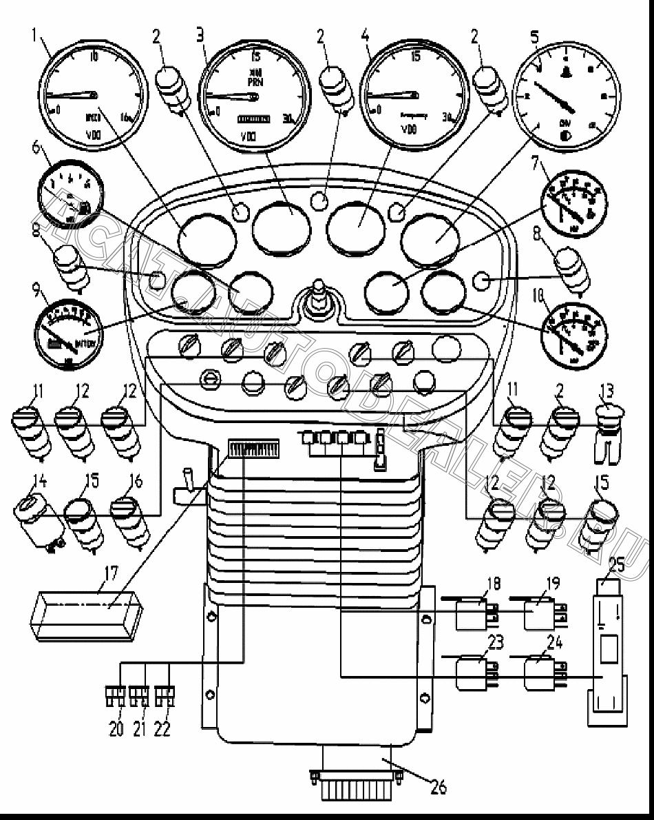 Speed gauge 5010539 для Mitsuber MRG14