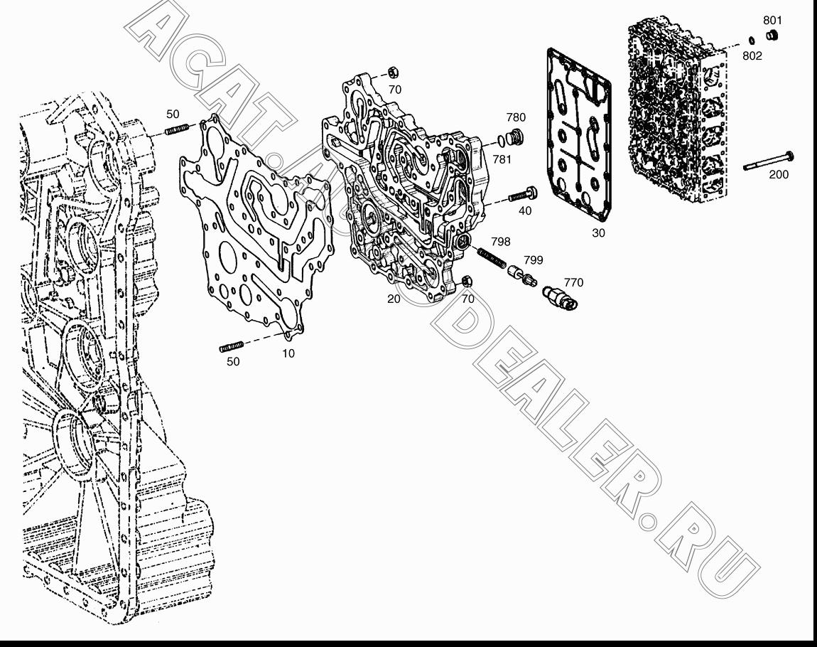 GASKET K9004362 для Doosan DL160