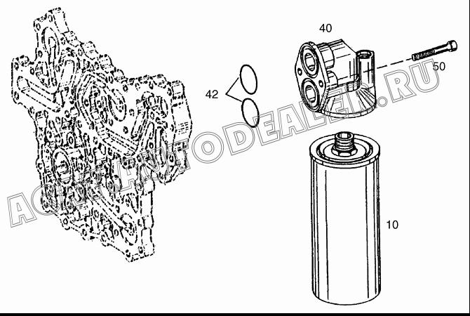 FILTER;T/M K1029612 для Doosan DL160