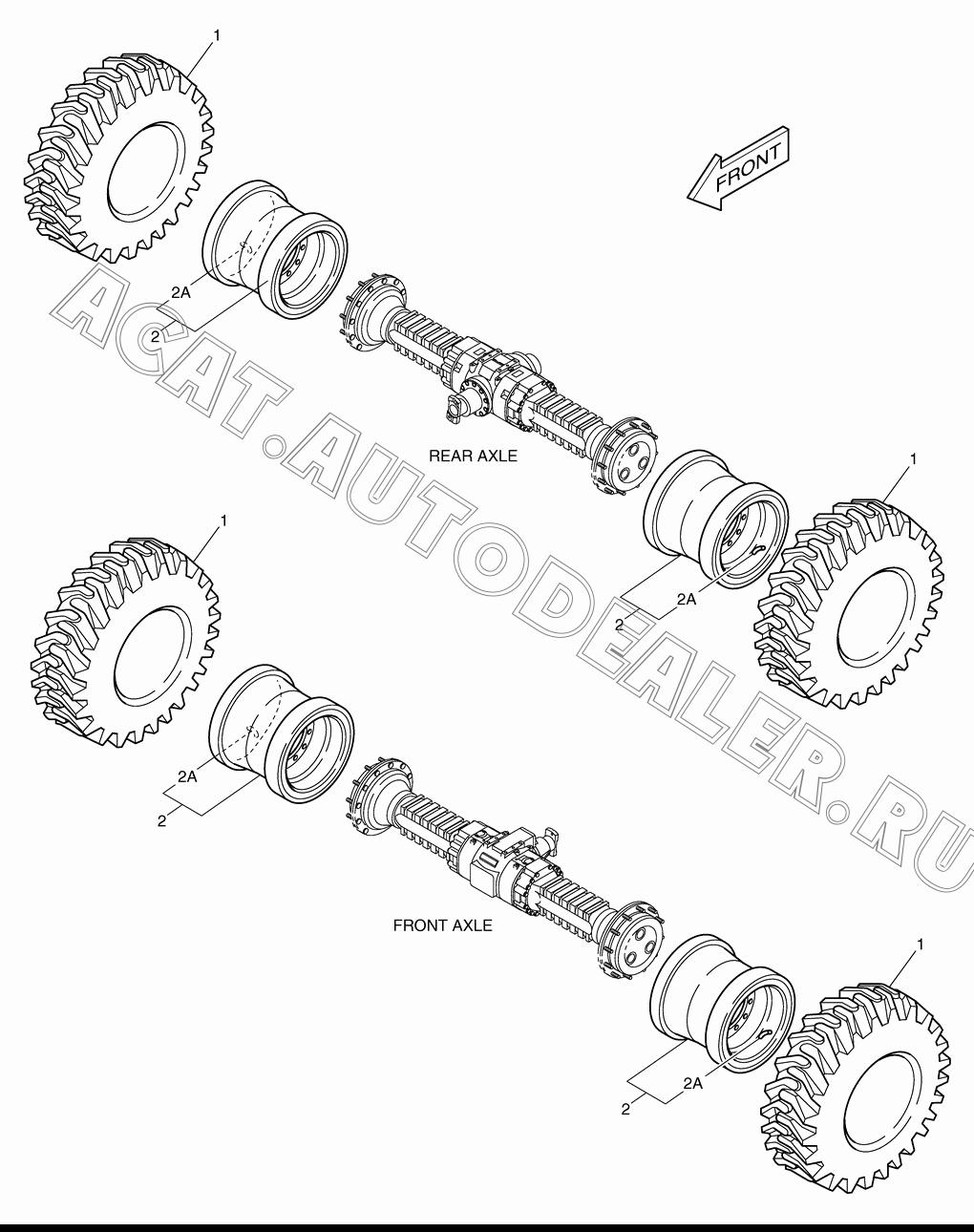 TIRE(17.5X25XL2) 4276-9017 для Doosan DL160