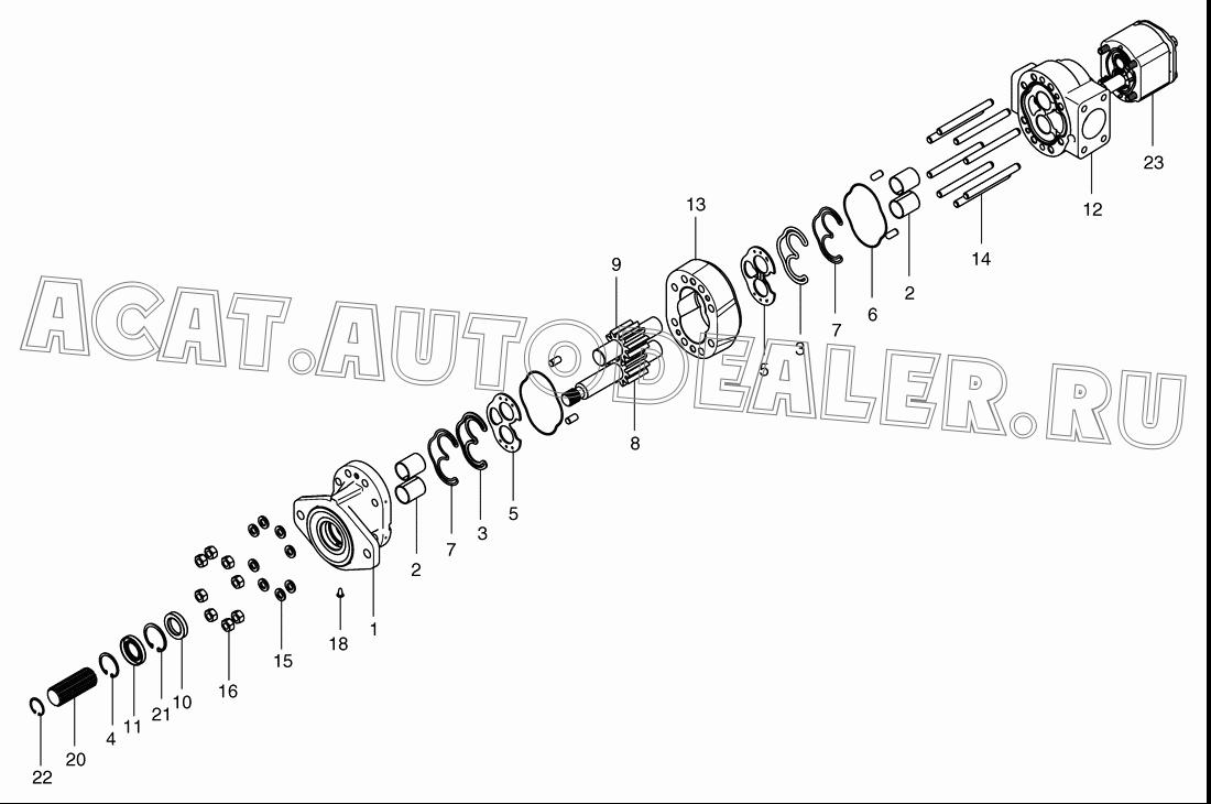 COVER;FRONT 2.430-00304 для Doosan DL160