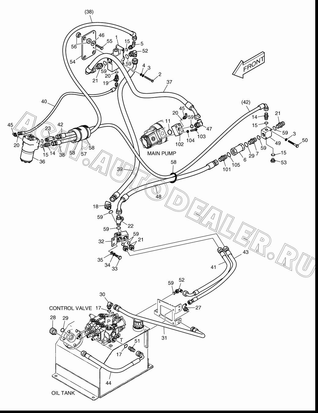 ELBOW 2181-1702D39 для Doosan DL160