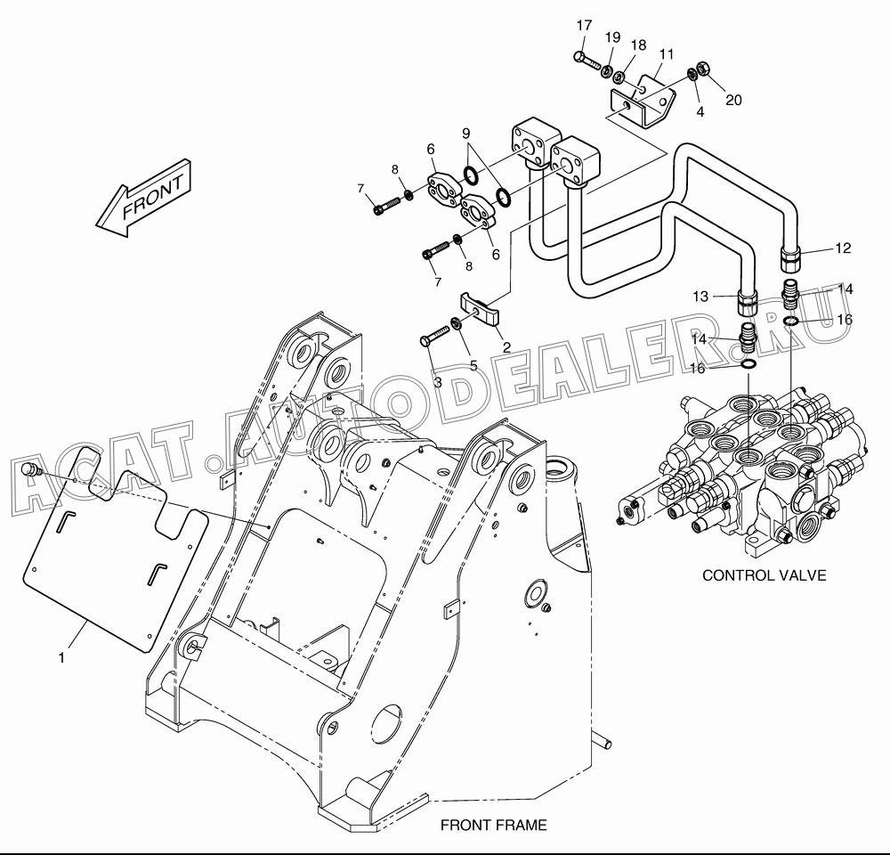 COVER 621-00302A для Doosan DL160