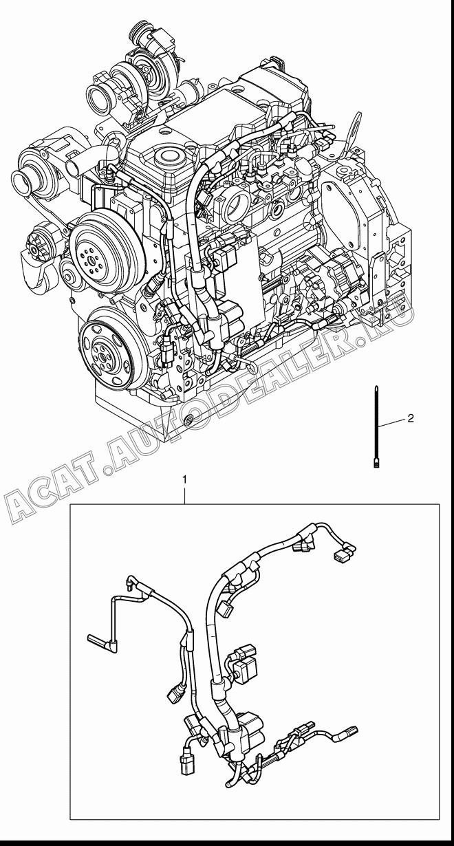 HARNESS;WIRING K9007209 для Doosan DL160