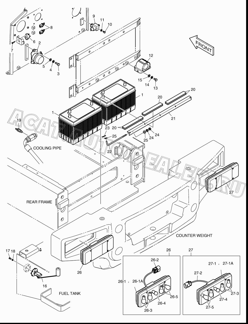 BUZZER;ALARM 2516-1124 для Doosan DL160