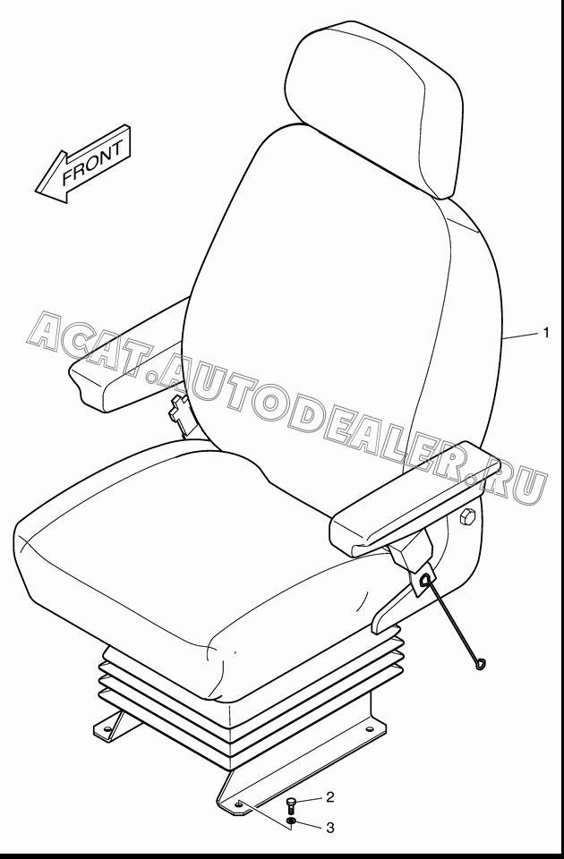 SEAT;OPERATOR K1050538 для Doosan DL160