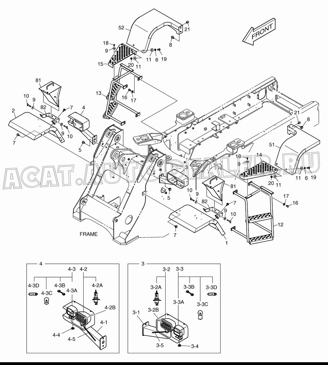 PLATFORM(L.H) K1033425 для Doosan DL160