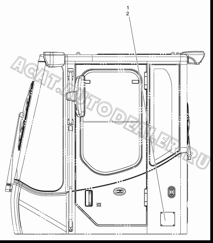 PLATE;NAME K1026865C для Doosan DL160