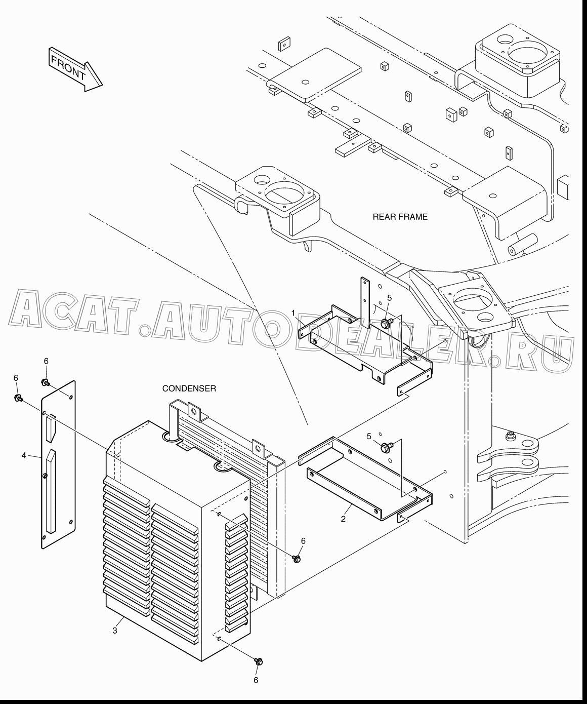 COVER 4627-1665C для Doosan DL160