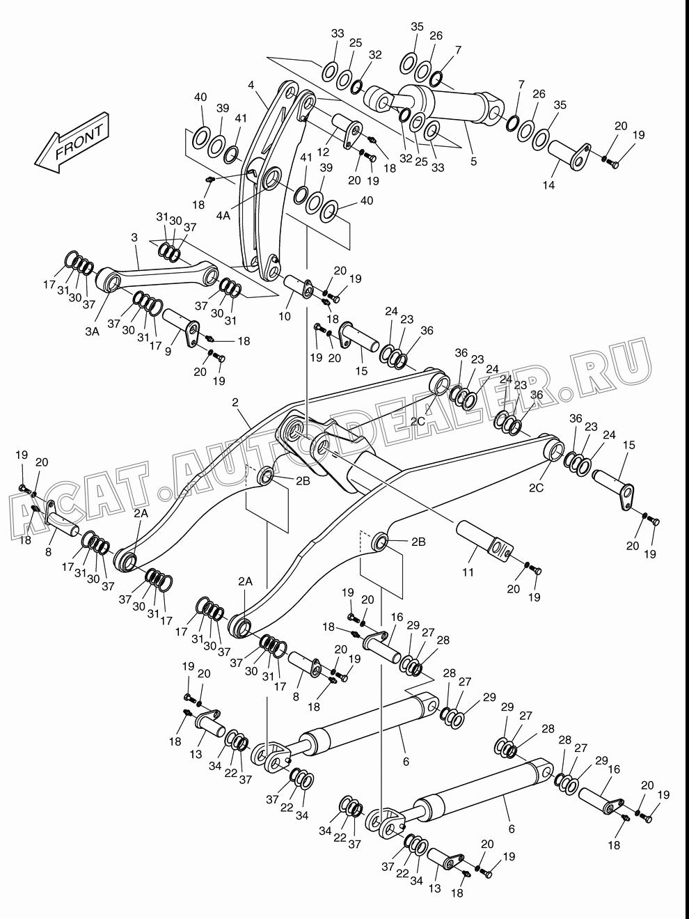 ARM ASS'Y 4701-1655H для Doosan DL160