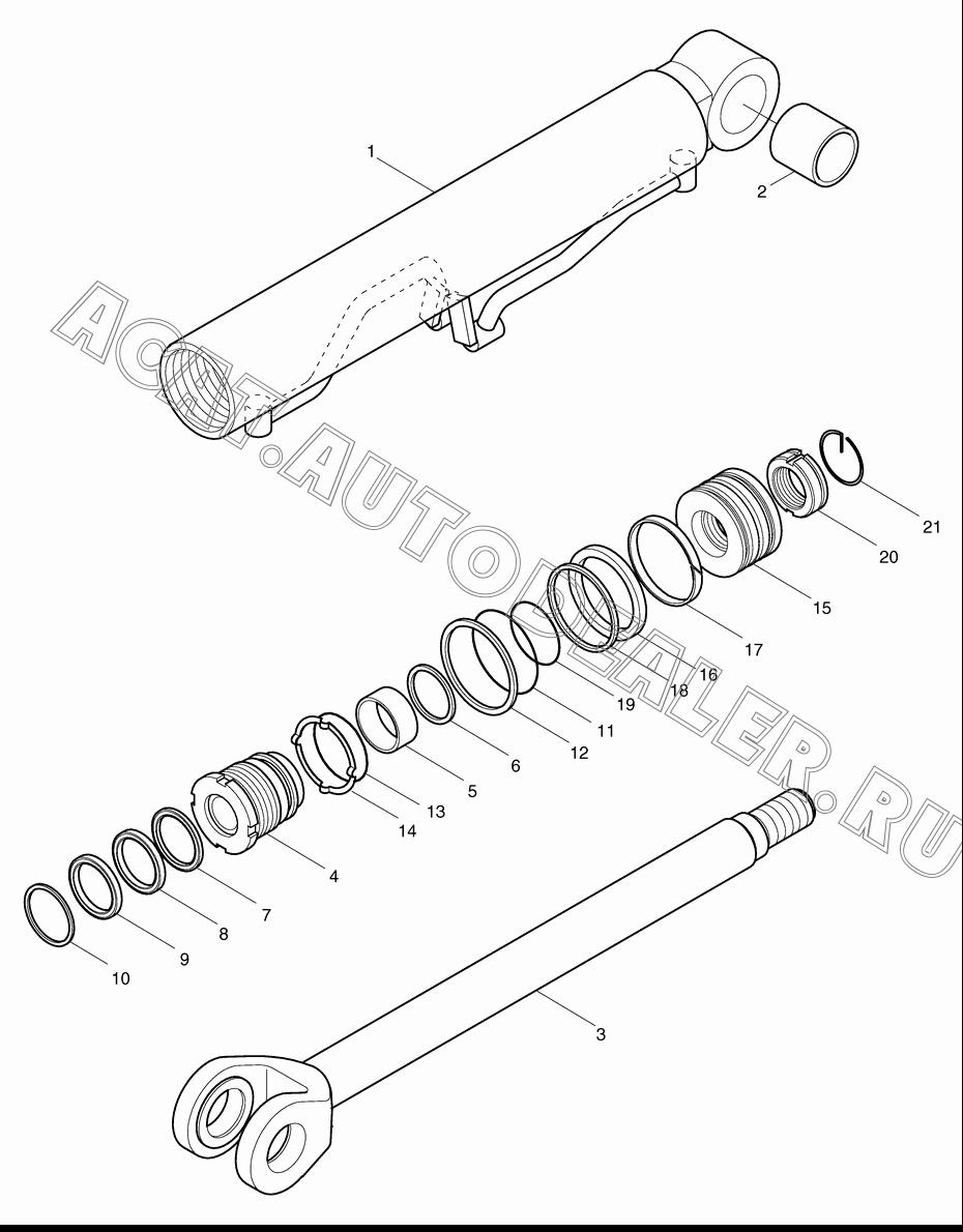 TUBE ASS'Y 1.441-00015 для Doosan DL160