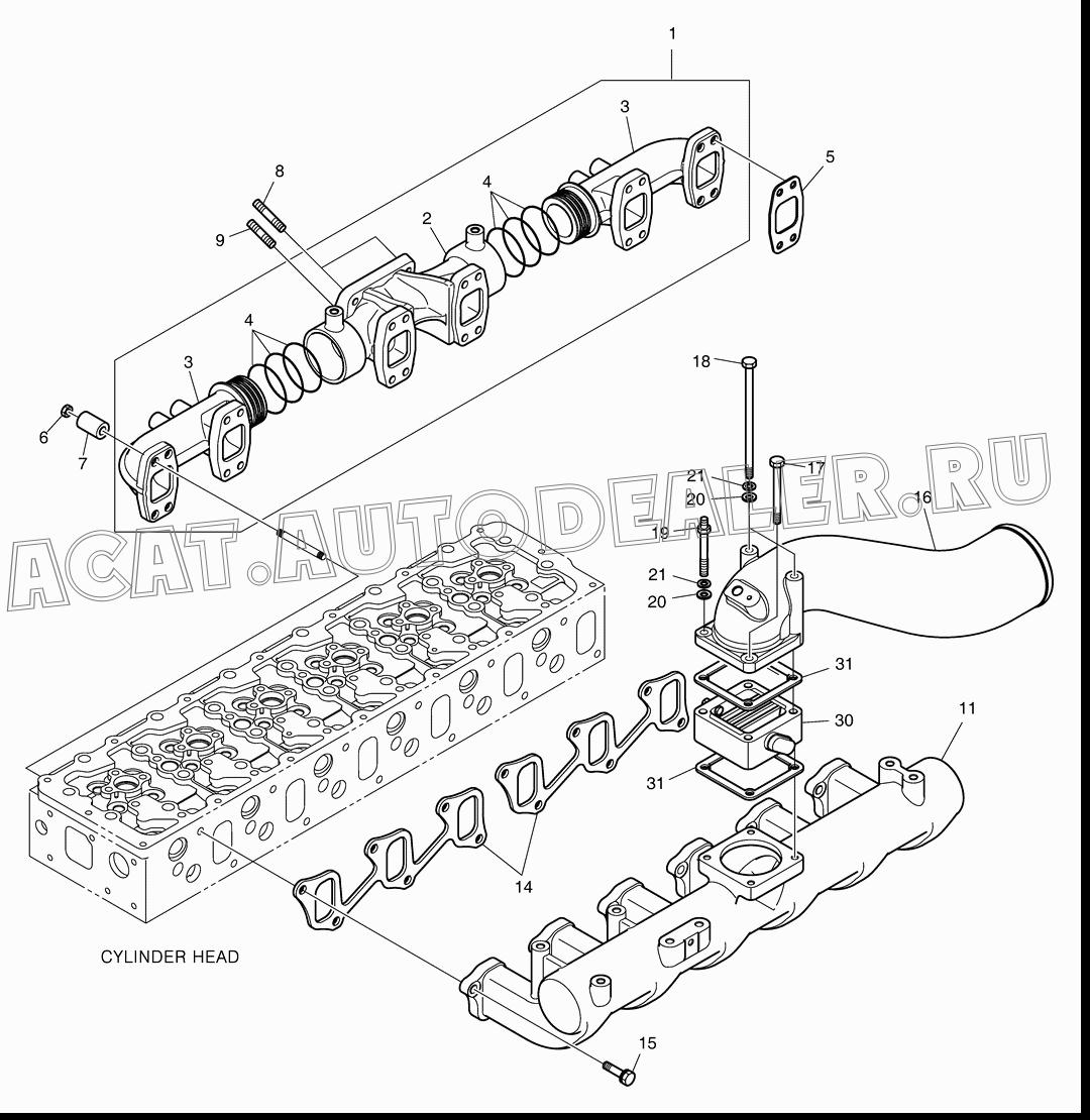 STAKE;INTAKE 65.08202-0194 для Doosan DL200