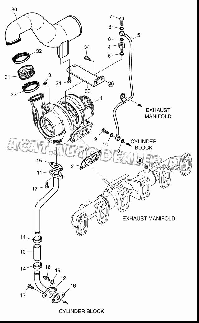 PIPE;INLET 65.09411-5114 для Doosan DL200