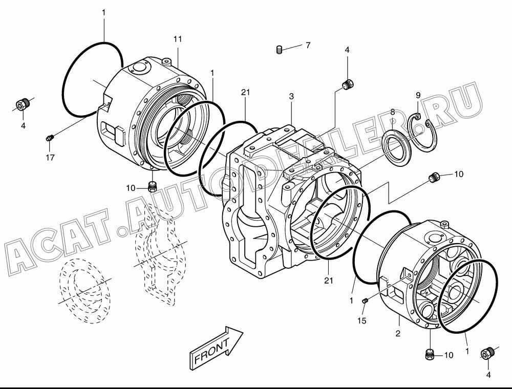 HOUSING 2.402-00132 для Doosan DL200