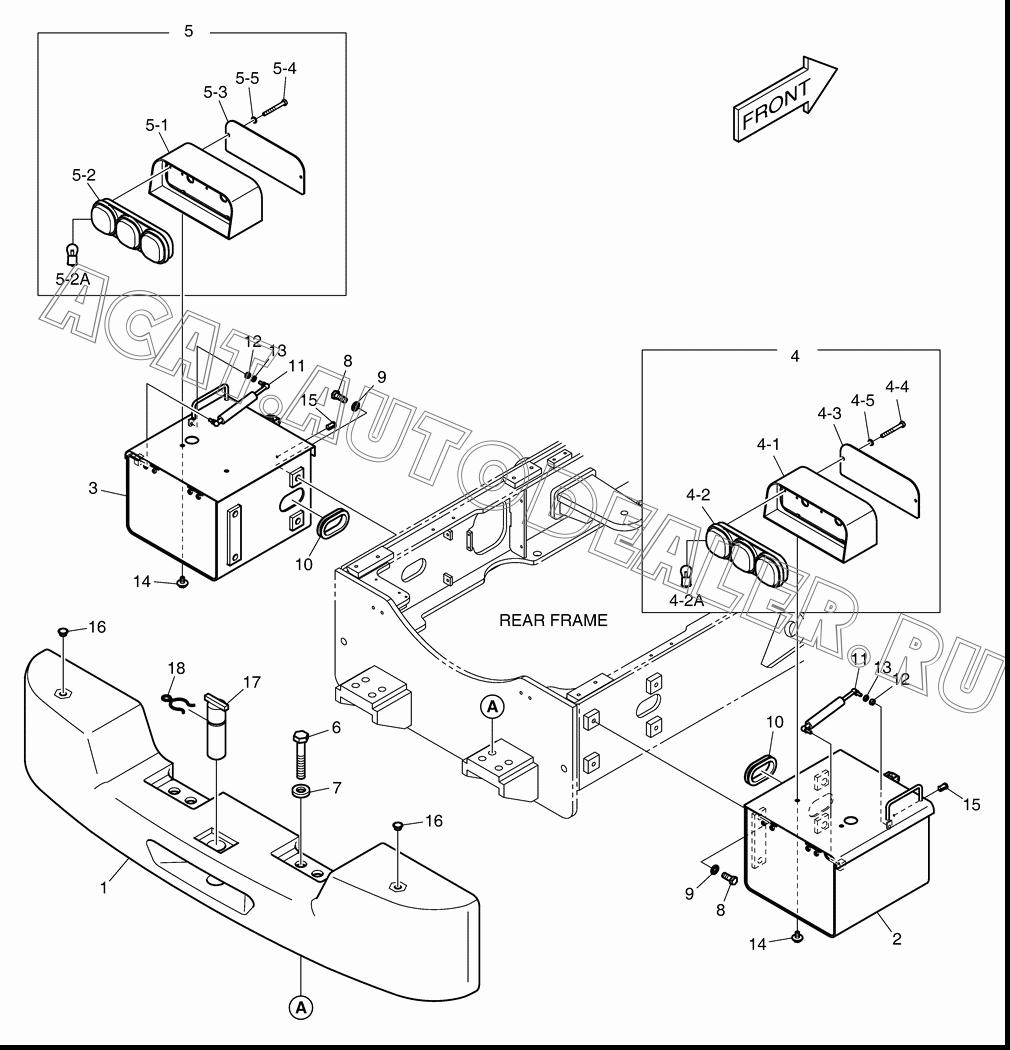 COUNTER WEIGHT K1018851A для Doosan DL200