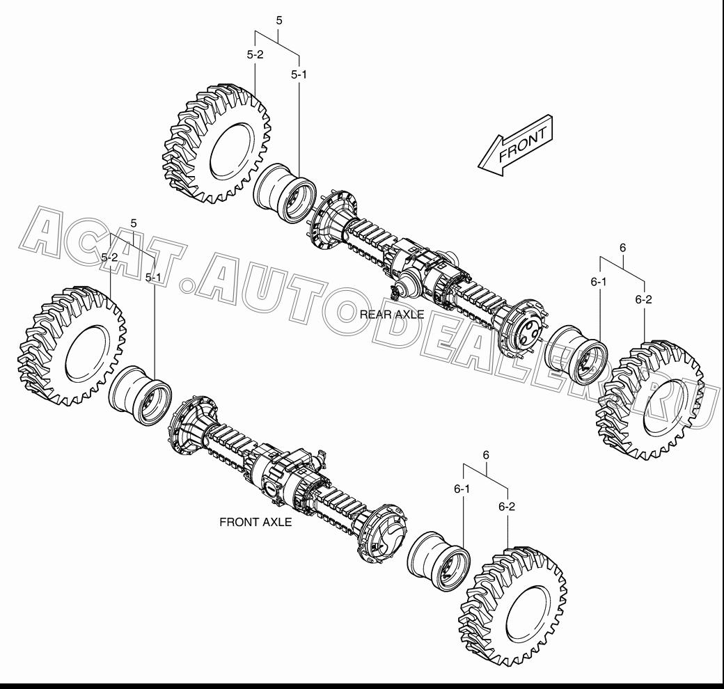 RIM 4278-9040 для Doosan DL200