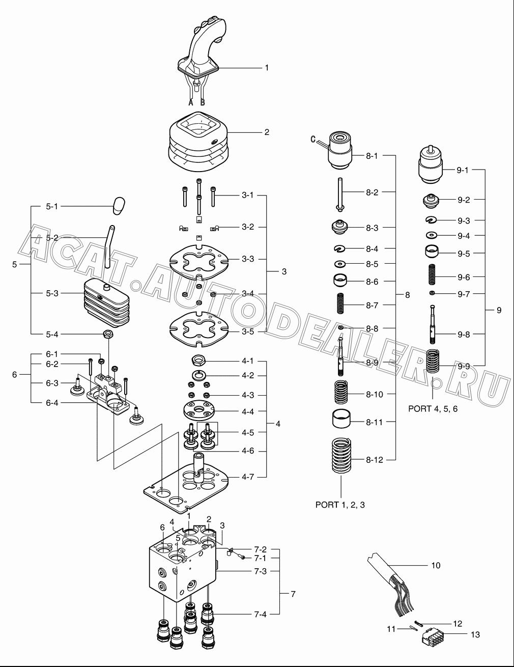 HANDLE 2.301-00001 для Doosan DL200