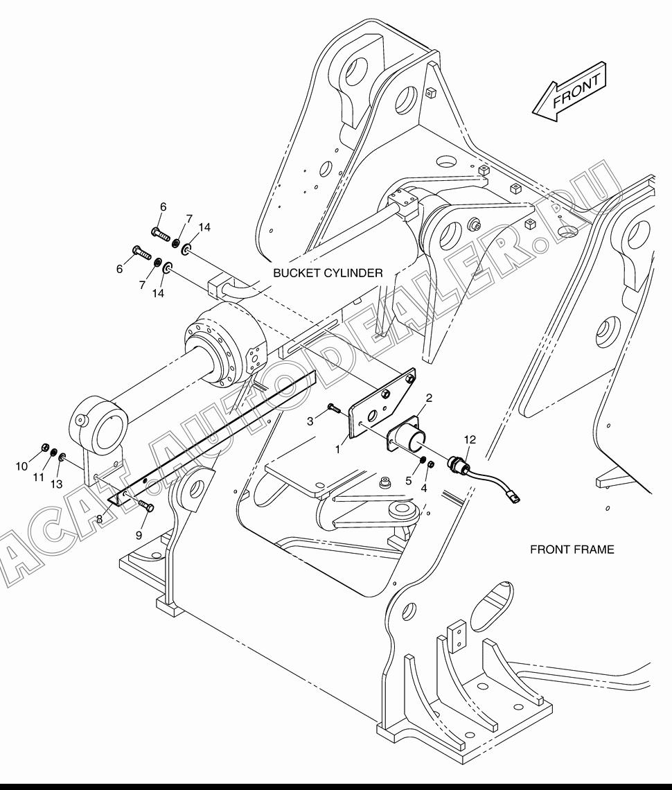 ANGLE 110101-00006 для Doosan DL200