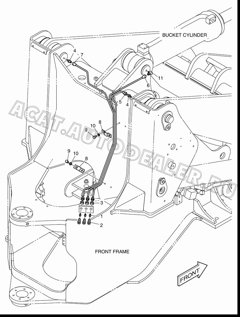 REDUCER 181-00366 для Doosan DL200